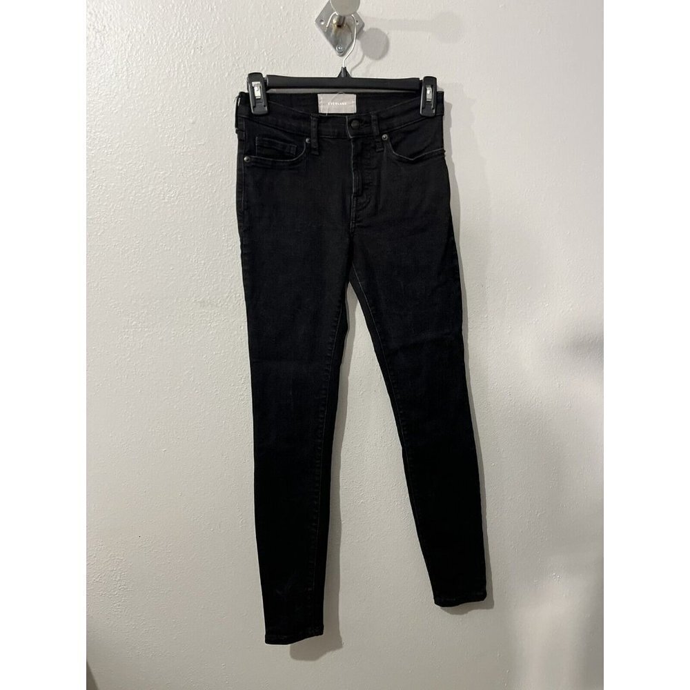 Everlane black skinny jeans size 25